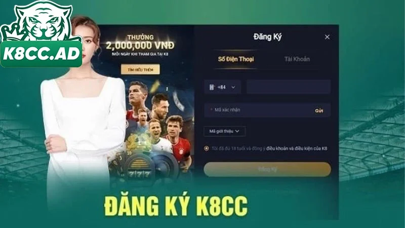 Đăng ký tài khoản K8cc