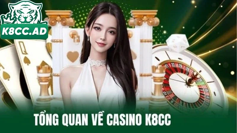 Giao diện casino K8cc hiện đại, sắc nét